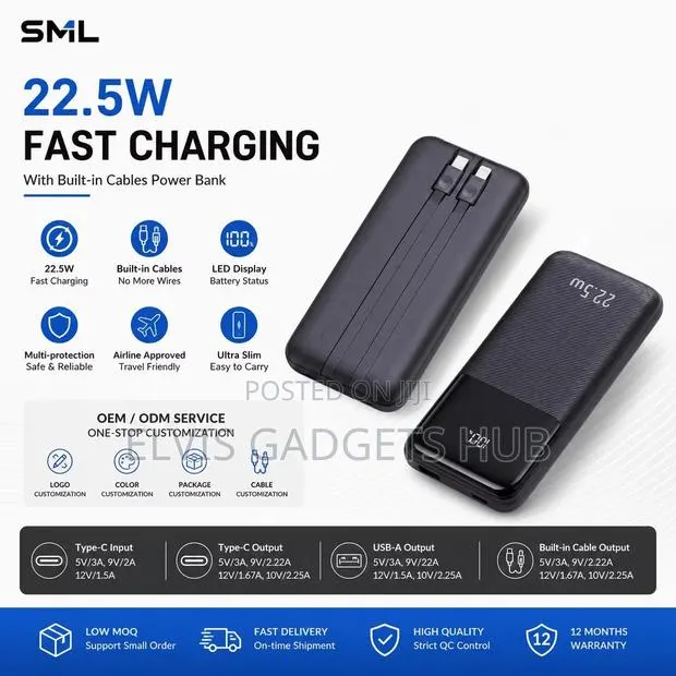 10000mAh 22.5W Fast Charging Powerbank · Photo 1