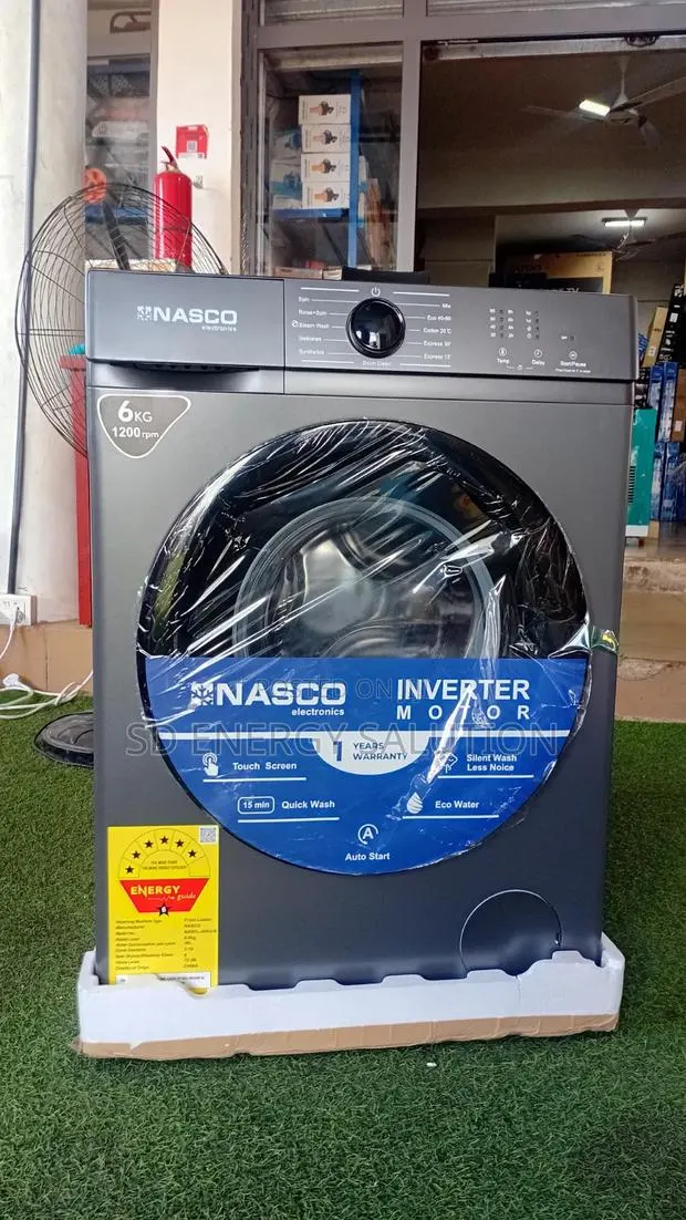 6kg
Modern Front Load Washing Machine by Nasco · Photo 1