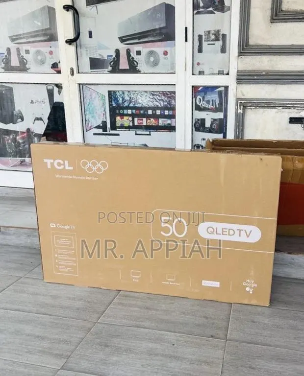 Get Premium TCL 50” Qled Smart Google TV(2025 Model) Black · Photo 1