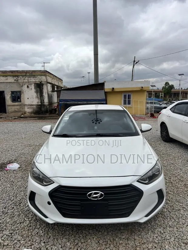 Hyundai Elantra 2017 White · Photo 1