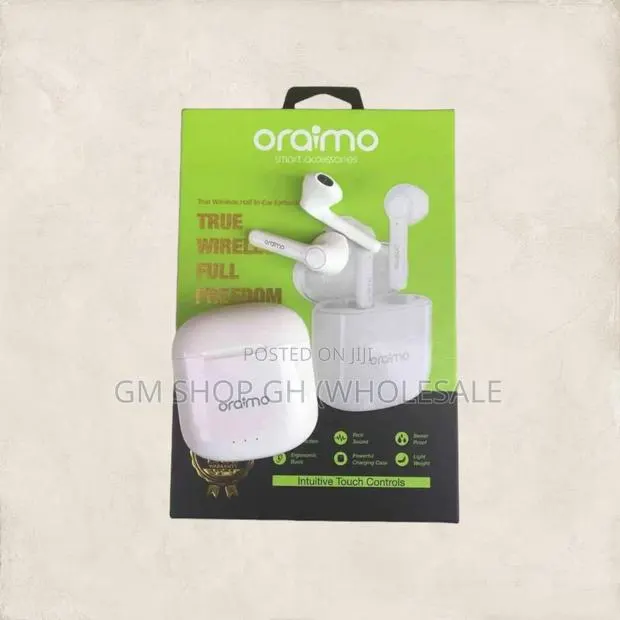 Oraimo Wireless Bluetooth Airpod (Wholesale). Gm7689 · Photo 1