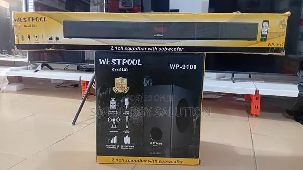 Westpool 2.1ch Speaker System + Subwoofer –Westpool Subwoofer Soundbar · Photo 1