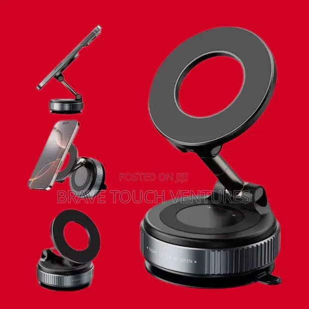 Alloy Folding Strong Magnetic Phone Holder for Car and Office · Photo 1