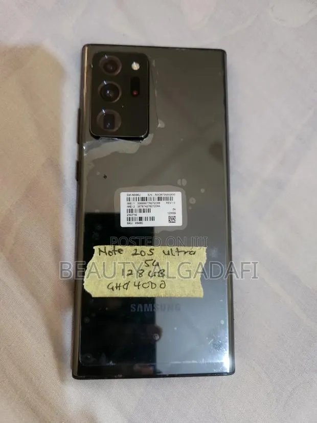 Samsung Galaxy Note 20 Ultra 5G 128 GB Black · Photo 1