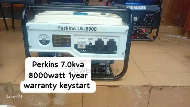 Perkins 7.0kva Generator – 8000 Watts of Efficient and Stable Power · Photo 1