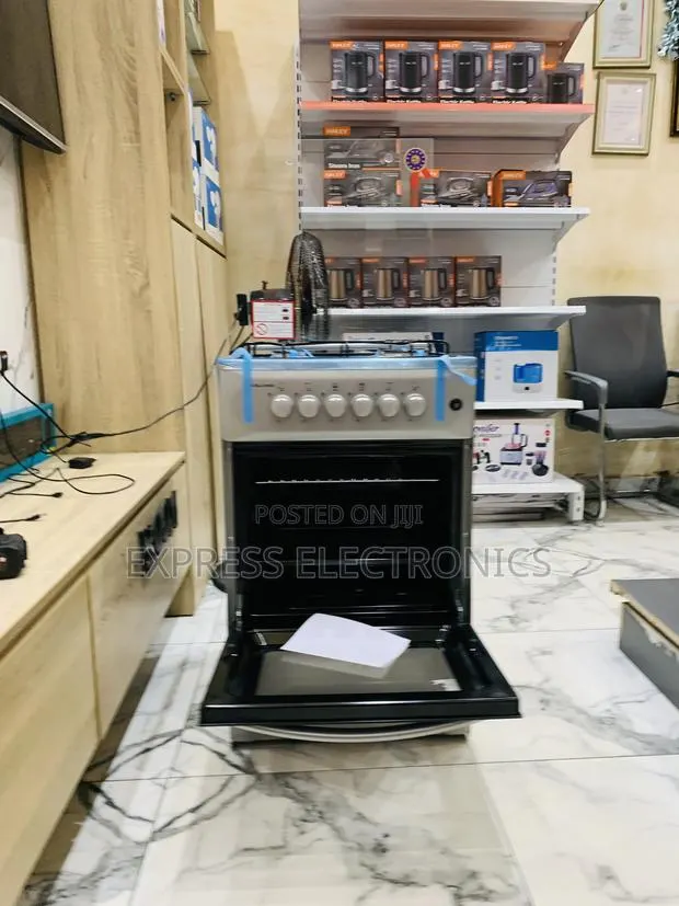 4burner Gas Cooker Oven Grill Sliver 50/50 Volcano · Photo 1