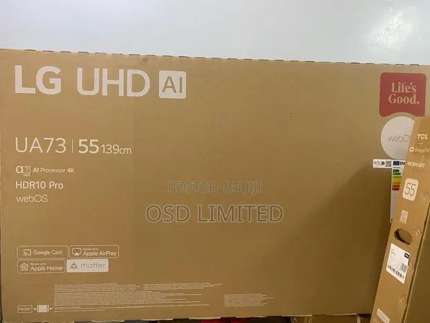 LG 55 Inches AI UA73 4K webOS 25 Platform With AI Concierge Smart TV · Photo 1