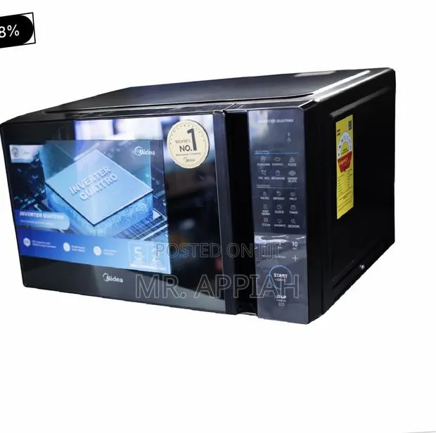 Sealed in Box Midea Em9p032mo-B 30L Inverter Quattro Microwave. · Photo 1