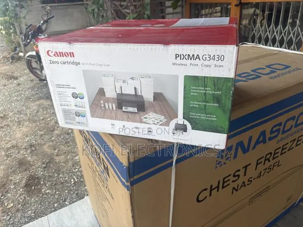 (Works Will All Major Computer Operations) Canon Pixma G3430 Printer · Photo 1