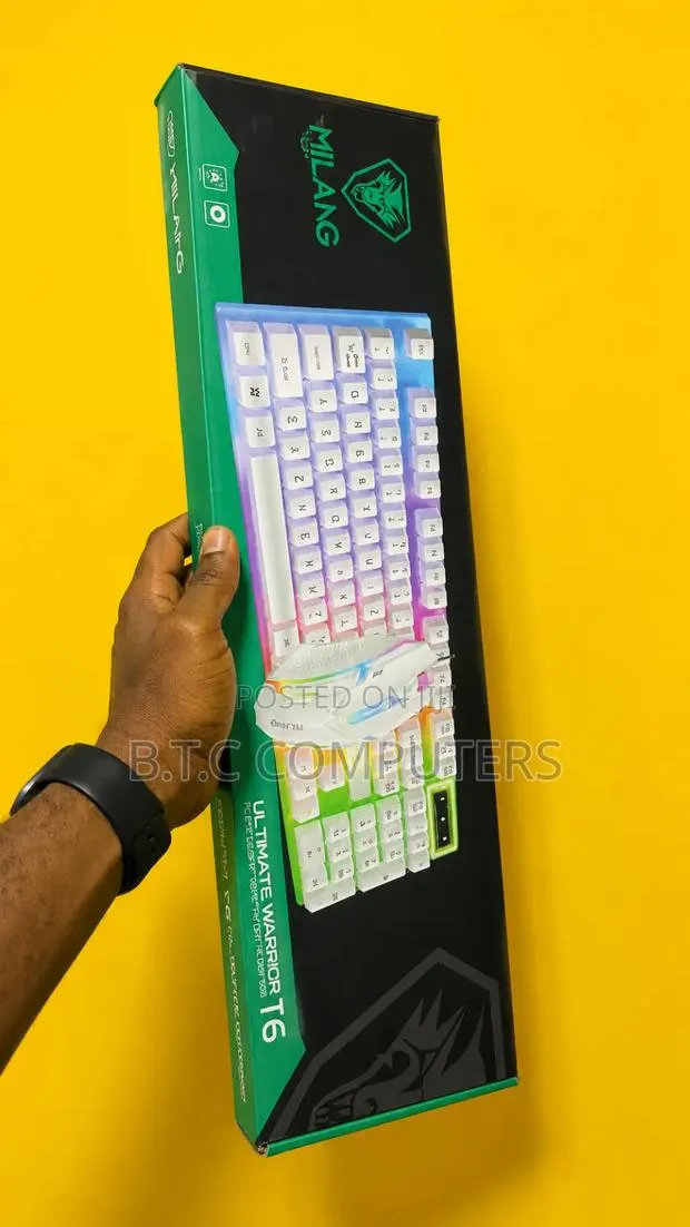 Milang Ultimate Warrior T9 Gaming Keyboard RGB Light With Mouse · Photo 1