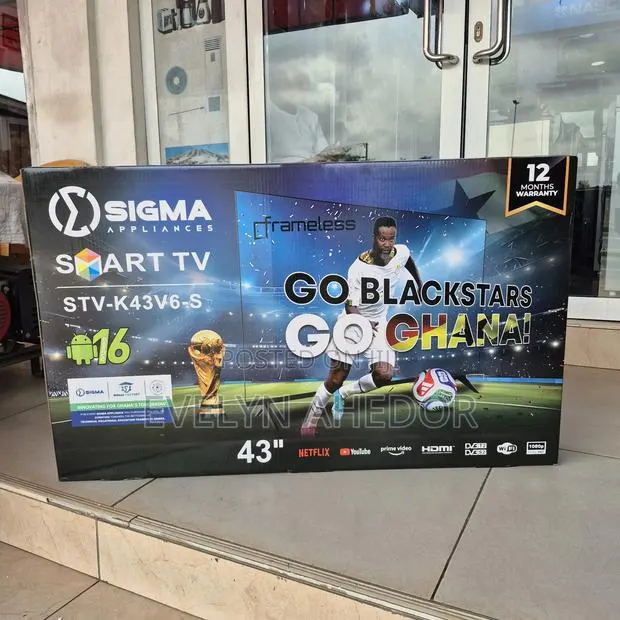 Nice Sigma TV 43 Inches Smart Android TV With Free Wall Mount Availabl · Photo 1