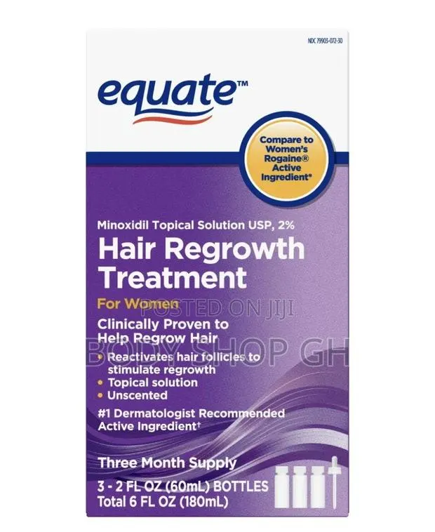 Equate Minoxidil Solution -Hair Regrowth Treatment for Women · Photo 1