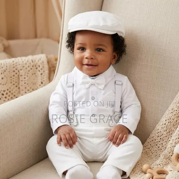 3 PC Set Christening Wear · Photo 1
