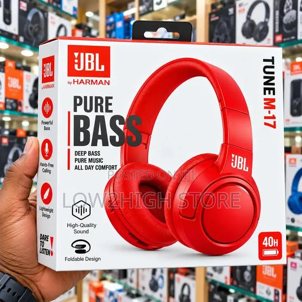 JBL Tune M-17 Wireless Over-Ear Headphones - Low2High · Photo 1