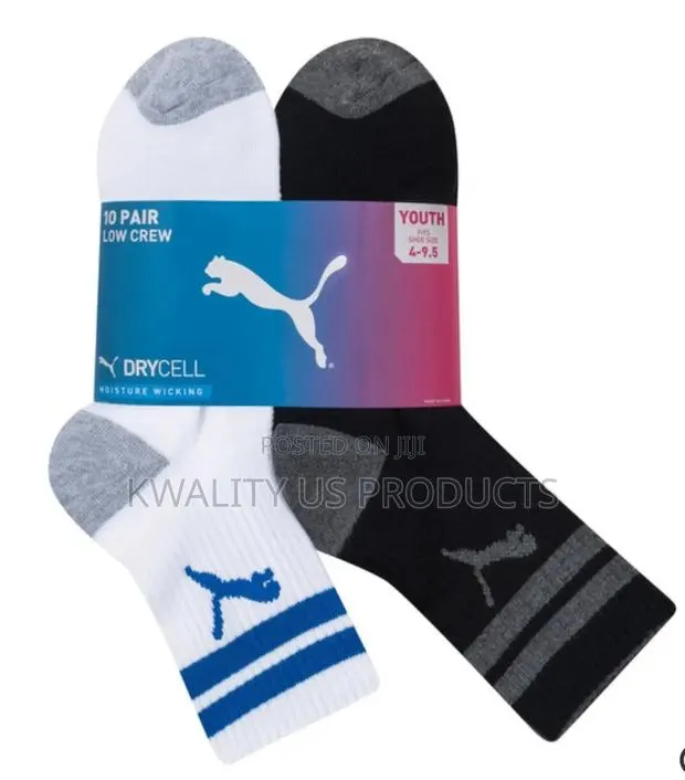 Puma Male and Female Low Crew Socks - 10 Pairs · Photo 1