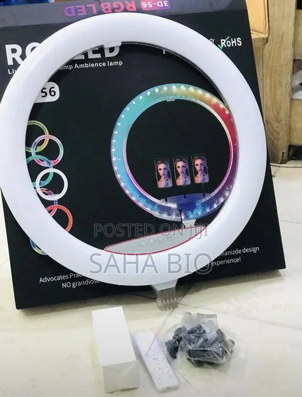 22 Inch Ring Light With Stand · Photo 1
