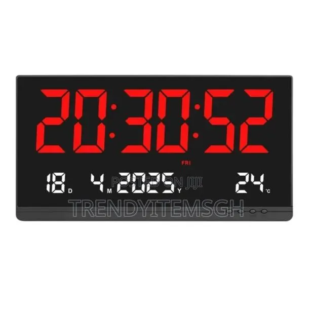 Super Large Screen Led Display Wall Mounted Digital Clock · Photo 1
