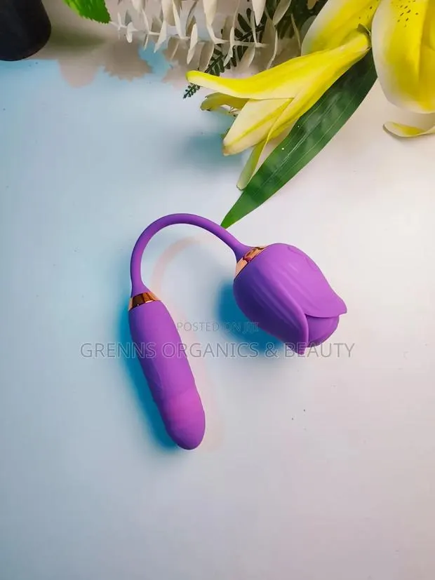 Purple Rose Clitoral Suction Vibrating Egg – G-Spot Women Sex Toy · Photo 1