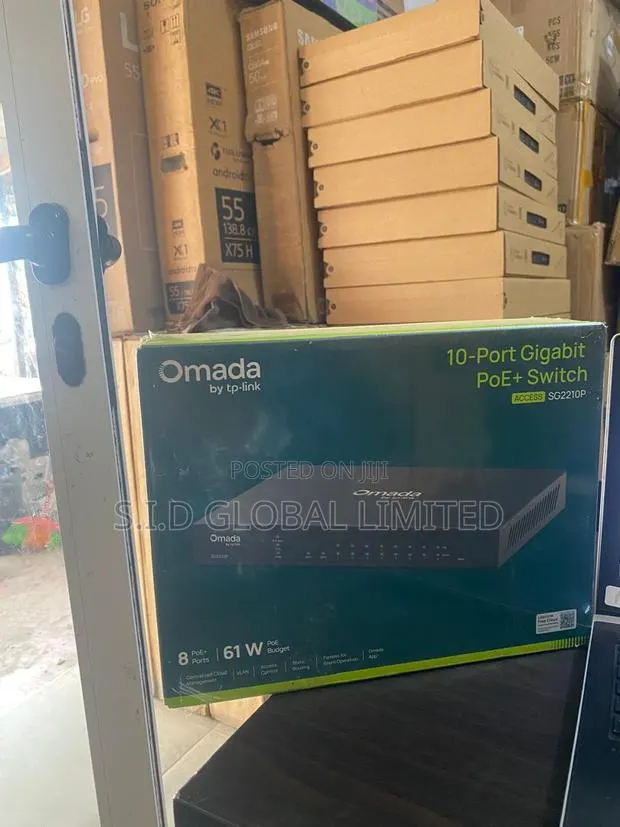 A Given 10-Port Gigabit Poe+switch Omada Sg2210p · Photo 1
