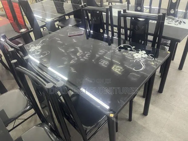 Dining Set With 4 Chairs (Payment on Delivery)