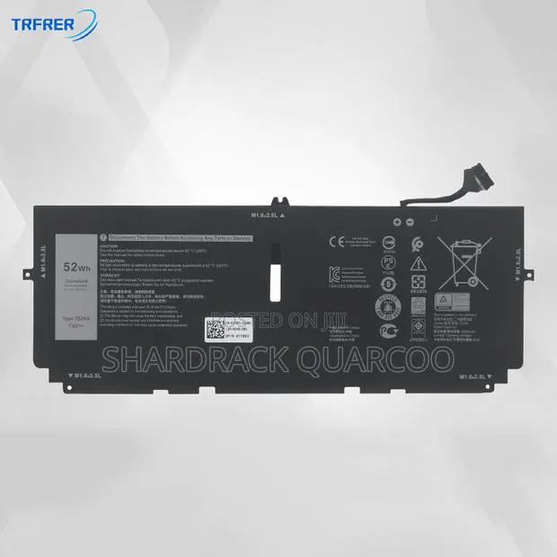 722KK Battery for DELL XPS 13 9300 9310 9380 Series P117G P117G001 · Photo 1