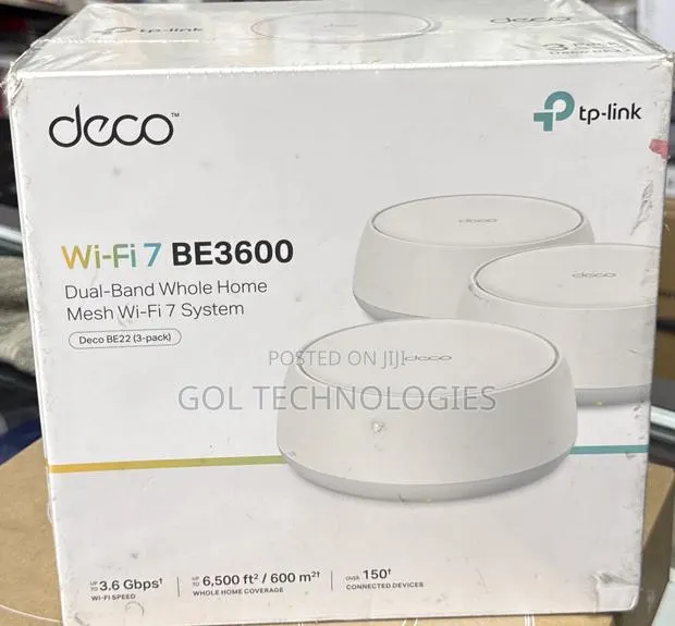 Deco Wifi 7 Be3600 Dual-Band Whole Home Mesh Wifi 7system · Photo 1