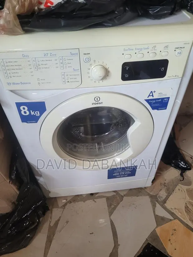 Indesit 8KG Washing Machine for Sale – Spacious Family Washer · Photo 1