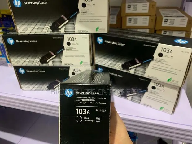 HP 103A Black Original Neverstop Laser Toner Reload Kit (W1103A)