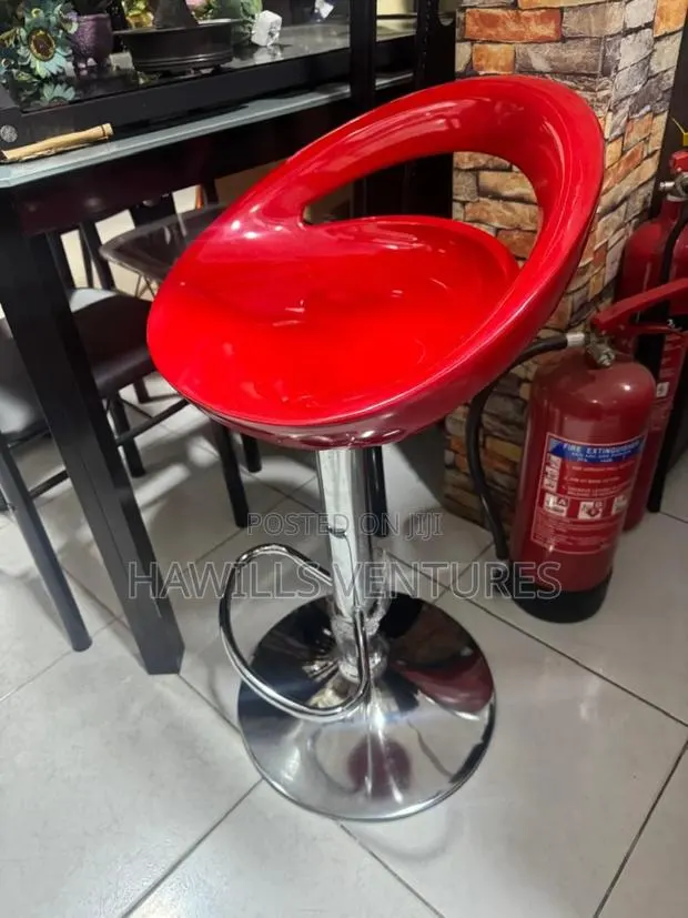 Hot Red Barstool. · Photo 1