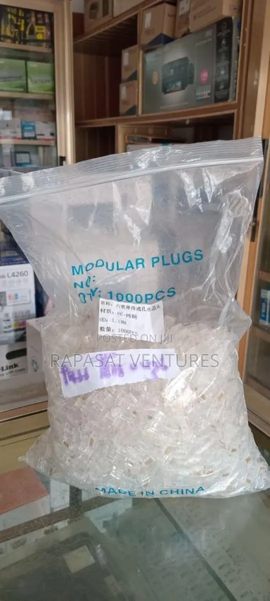 Pass Through Rj45 Connectors (1000pcs) · Photo 1