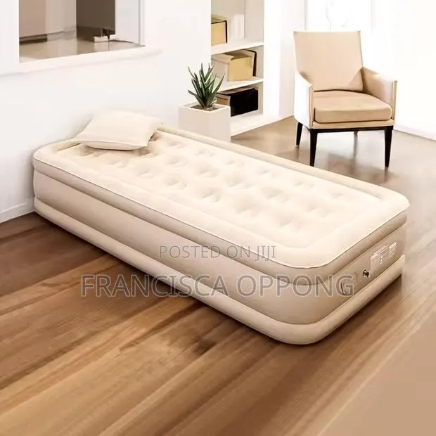 Quality Flocking Air Mattress Single Size Bed With Pump · Photo 1