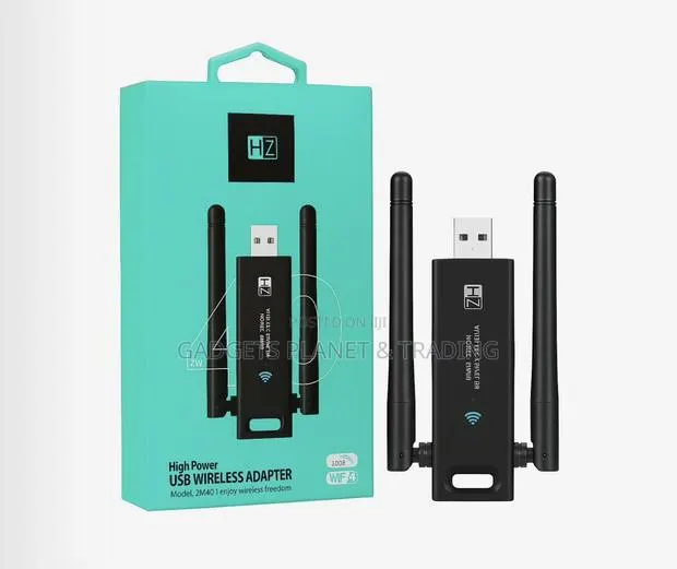 Heatz High Power USB WiFi 4 Wireless Dongle Adapter 300mbps - ZW40 · Photo 1