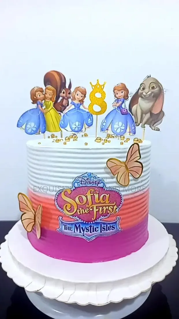Sofia the First Character Cake
