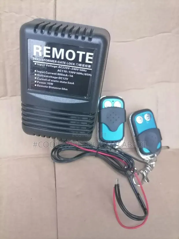 2pcs Wireless Remotes And 12vokts Transformer Power Supply Adaptor · Photo 1