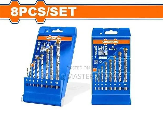 8 Pcs Masonry Drill Bits Set # Wmj6b08 · Photo 1