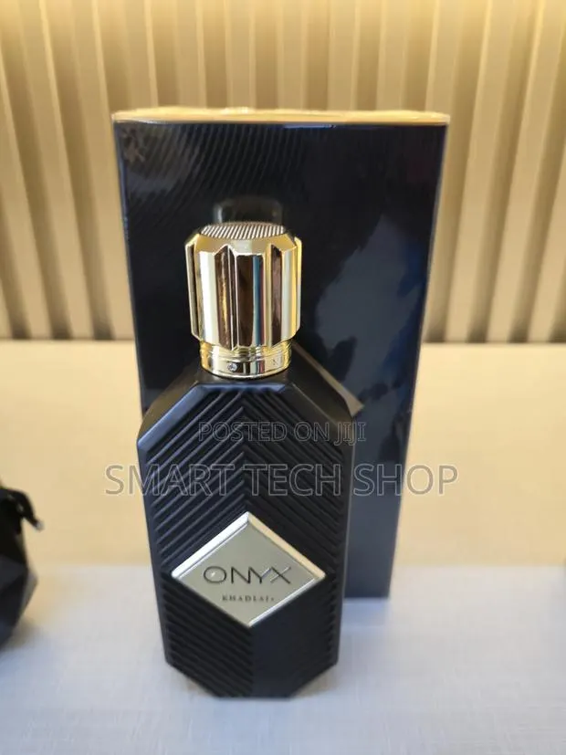 Khadlaj Onyx Gold Eau De Parfum Bottle. · Photo 1