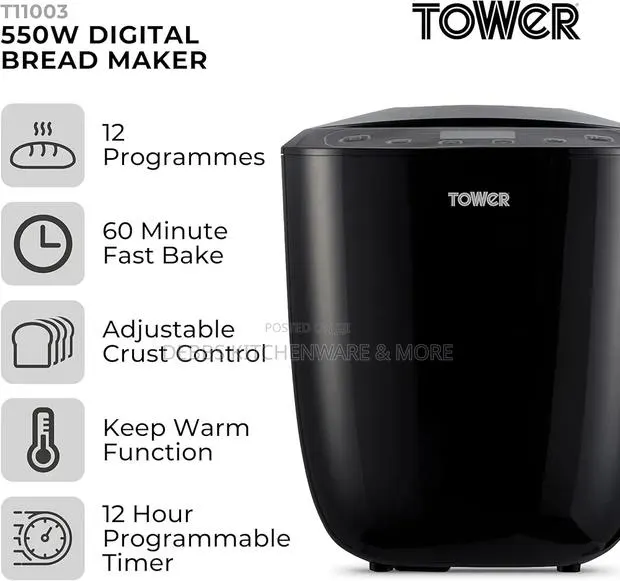 2lb Tower Digital Bread Maker Uk · Photo 1