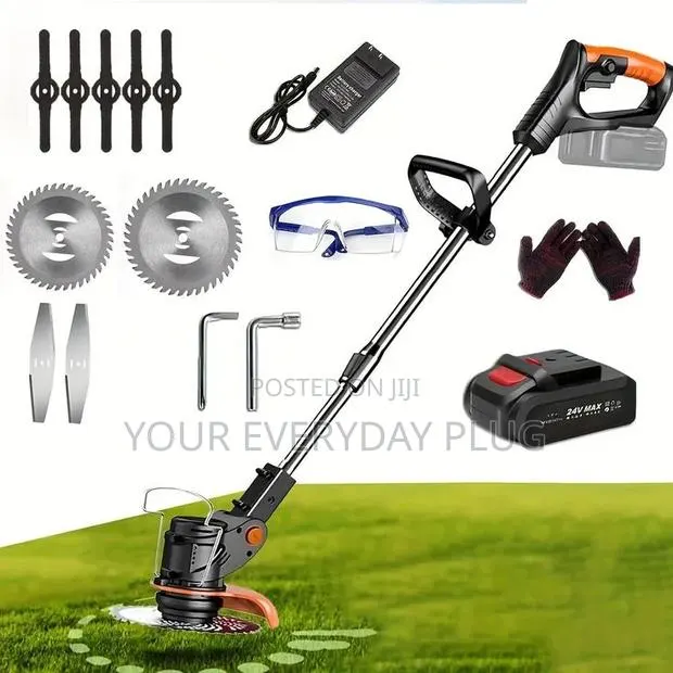 Portable Electric Lawn Mower With Rechargeable Batteries · Photo 1