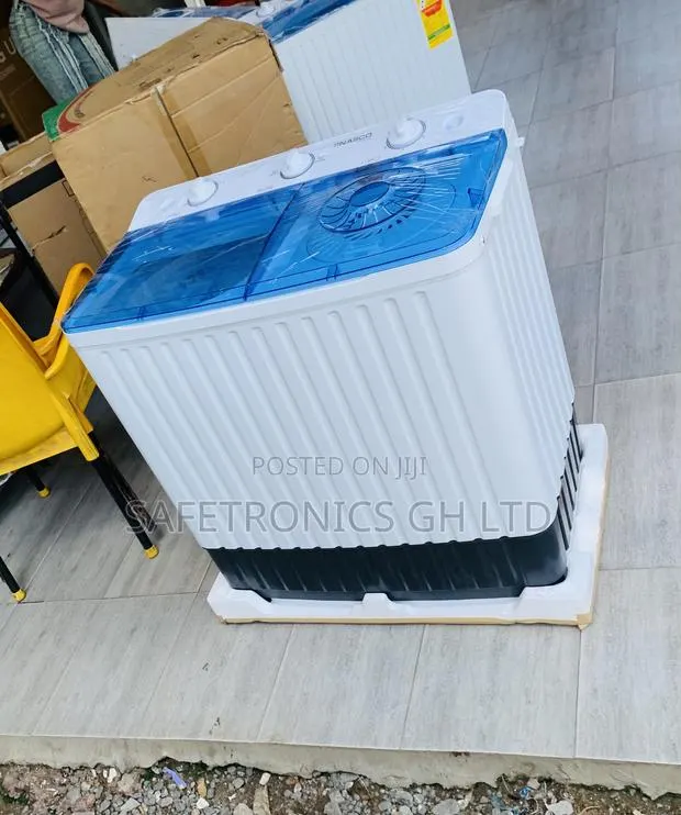 Neatly Sealed Nasco 10kg Semi-Auto Washing Machine Top-Load Twin-Tub · Photo 1