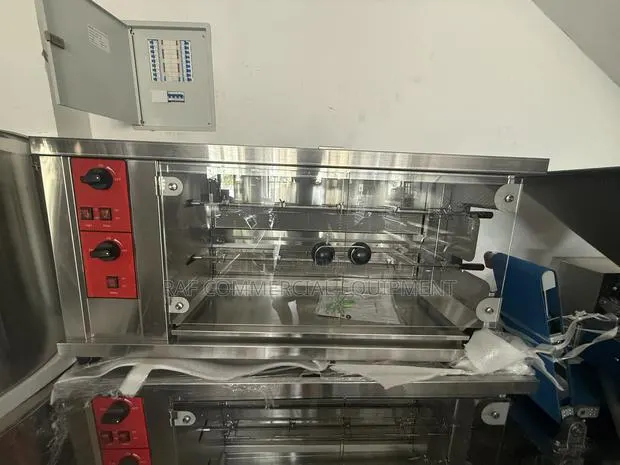 Commercial Stainless Steel Gas Chicken Rotisserie 2 Layer · Photo 1
