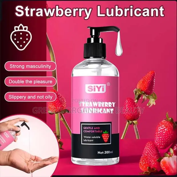 Strawberry Water Based Lubricant (300ml) · Photo 1