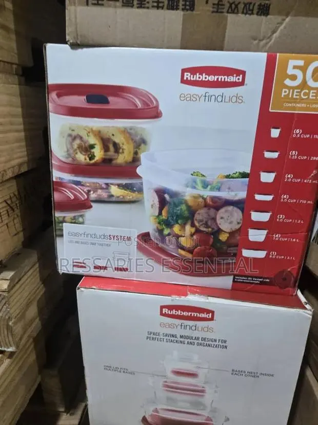 Rubbermaid 50pcs Food Storage Containers · Photo 1