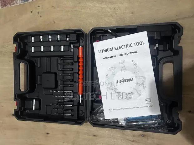 Chargeable Multifunctional Drill and Screwdriver Set · Photo 1