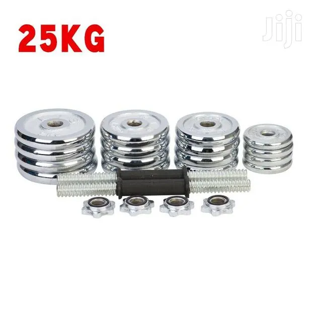 Dumbells Chrome . 25kg · Photo 1