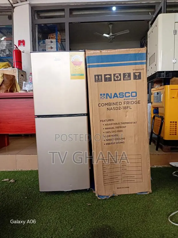 Original Nasco NASD2-18FL 136L Double Door Refrigerator136L · Photo 1