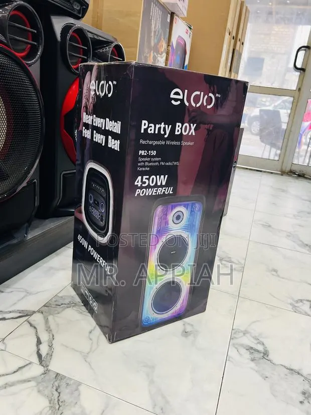 Purchase Original Eldo Pb2-150 Double 8" Party Box Wireless Speaker · Photo 1