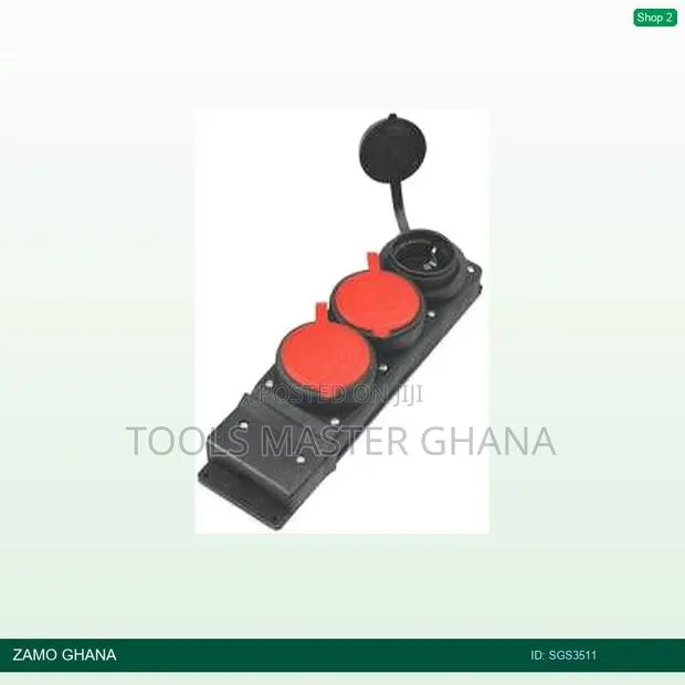 Rubber 1 X Mono Phase + 2 X Three Phase Sockets - Sgs3511 · Photo 1