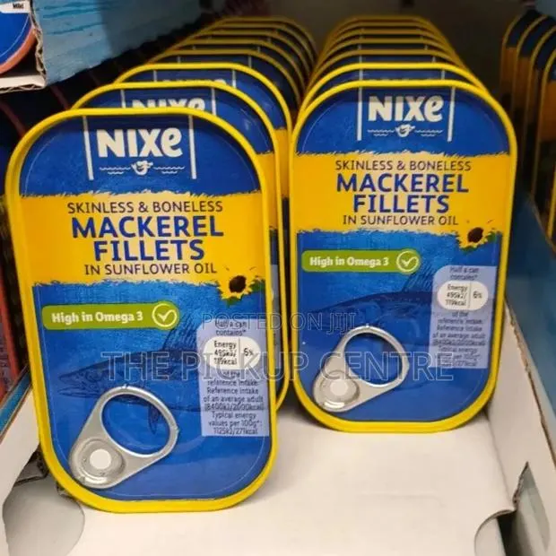 Nixe Mackerel Fillets in Sunflower Oil 125gskinless Boneless · Photo 1