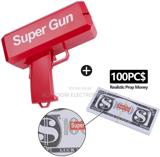 Red Color Money Gun · Photo 1