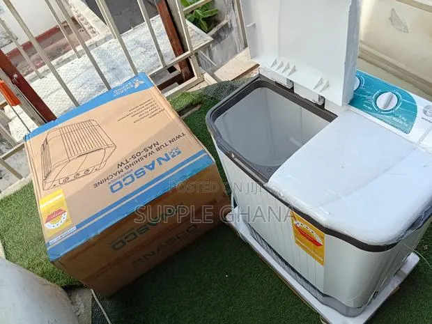 Nasco 5kg Twin Tub Washing Machine – Quick Wash, Quick Dry · Photo 1